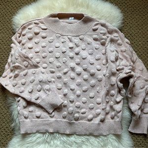 Hux Baby pink confetti sweater 8